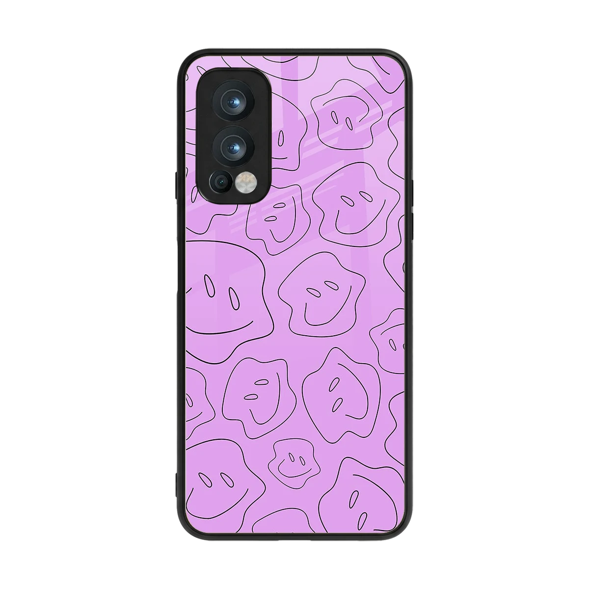 Kinda Sad Kinda Happy back phone cover | glass case for oneplus nord 2