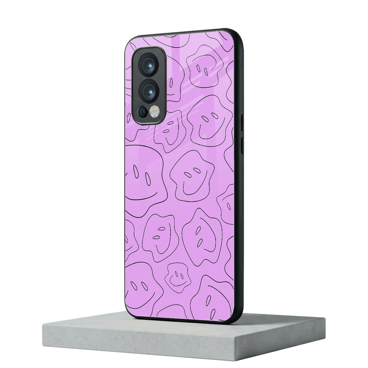 Kinda Sad Kinda Happy oneplus nord 2 mobile cover | shockproof glass phone case