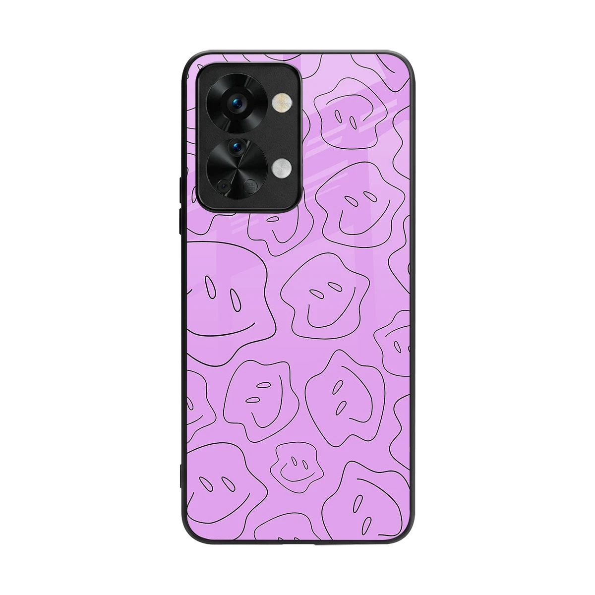 Kinda Sad Kinda Happy back phone cover | glass case for oneplus nord 2t