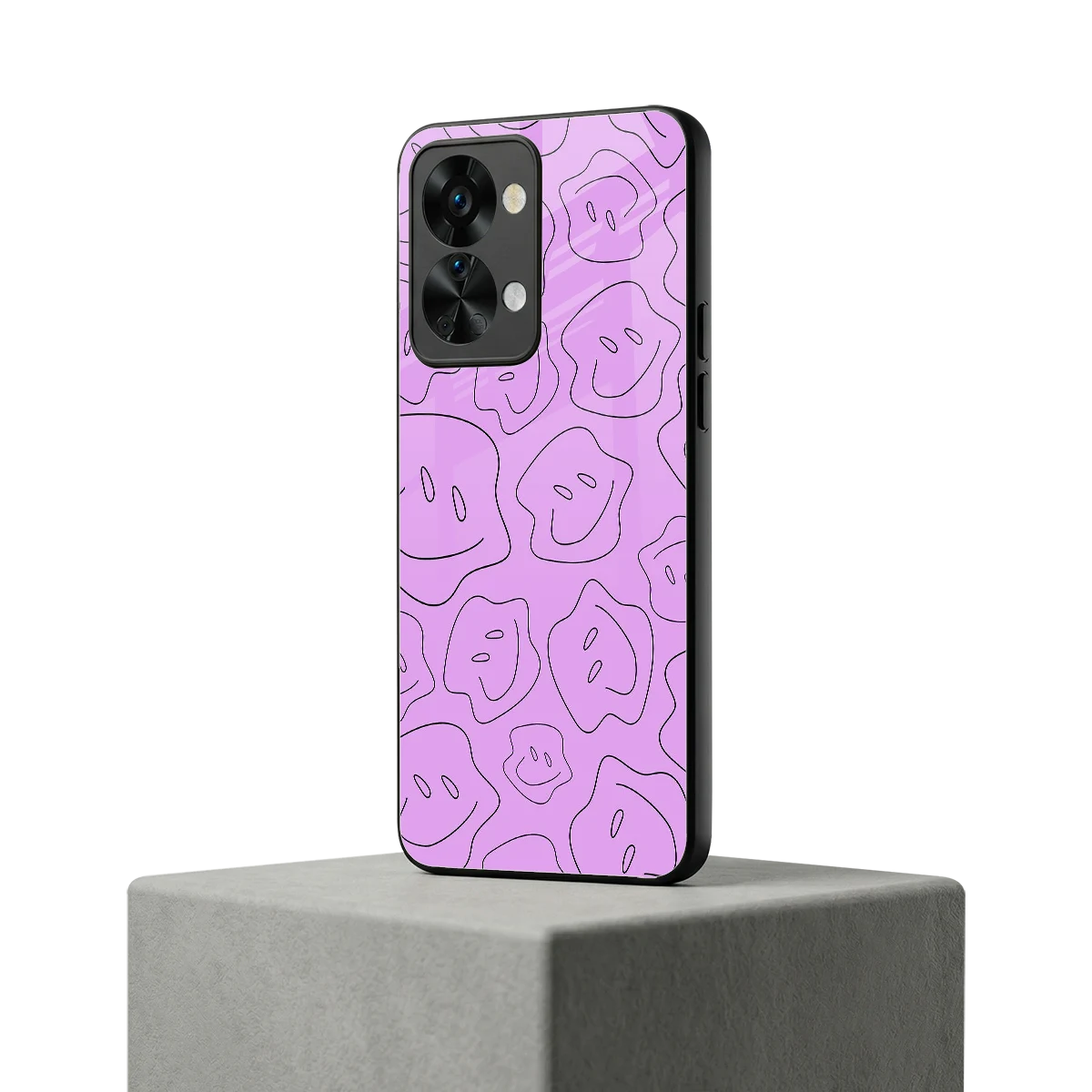 Kinda Sad Kinda Happy oneplus nord 2t mobile cover | shockproof glass phone case