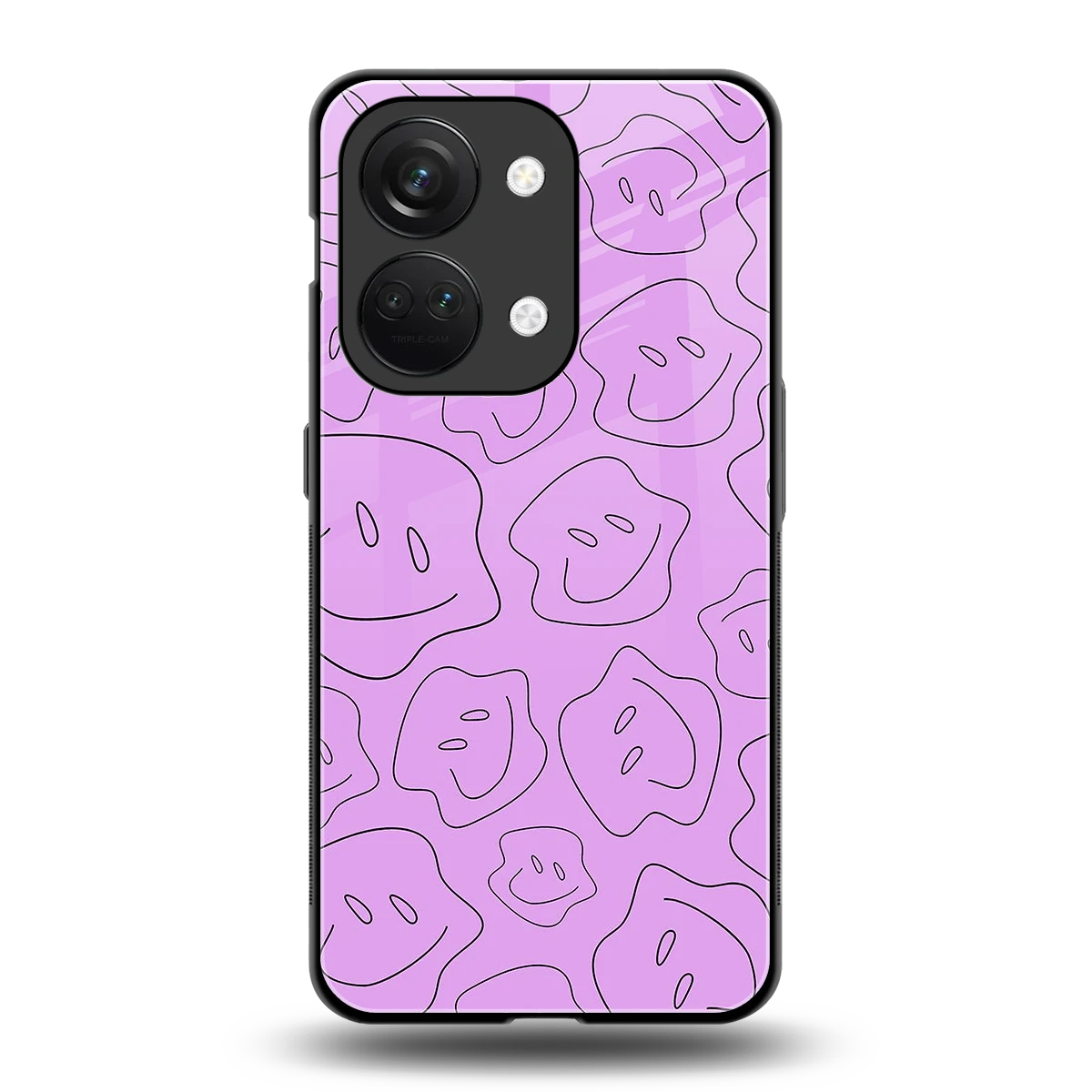 Kinda Sad Kinda Happy back phone cover | glass case for oneplus nord 3