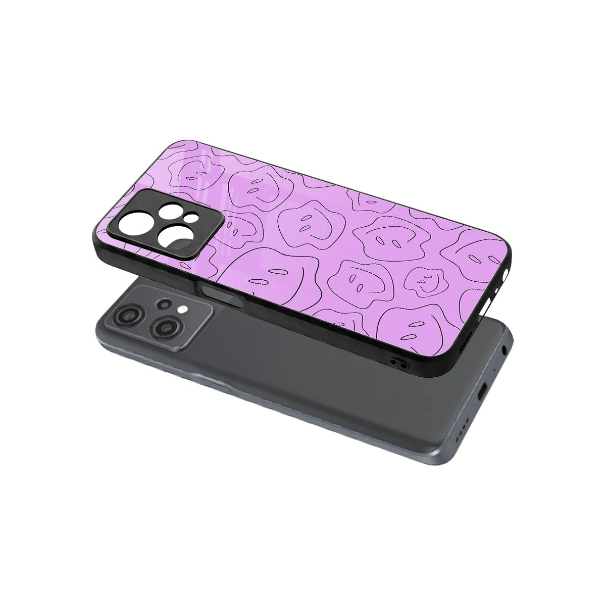 Kinda Sad Kinda Happy sleek oneplus nord ce 2 lite cover with tempered glass back and TPU edges