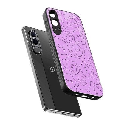 Kinda Sad Kinda Happy sleek oneplus nord ce 4 lite cover with tempered glass back and TPU edges