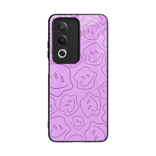 Kinda Sad Kinda Happy back phone cover | glass case for oppo a3 pro