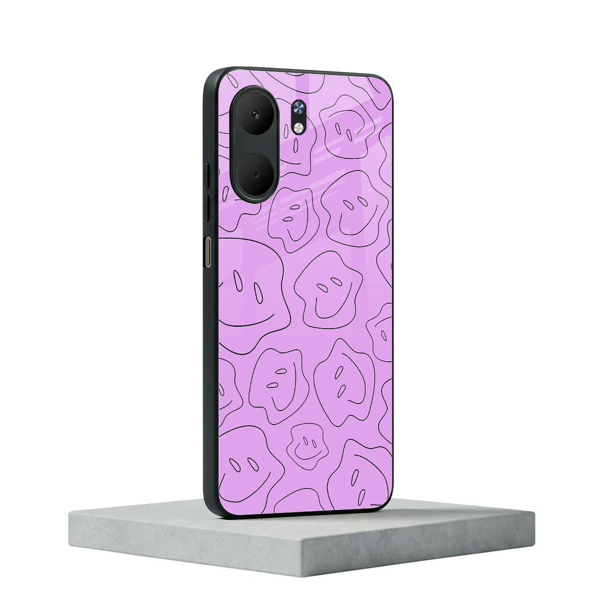Kinda Sad Kinda Happy oppo a5x 5g mobile cover | shockproof glass phone case