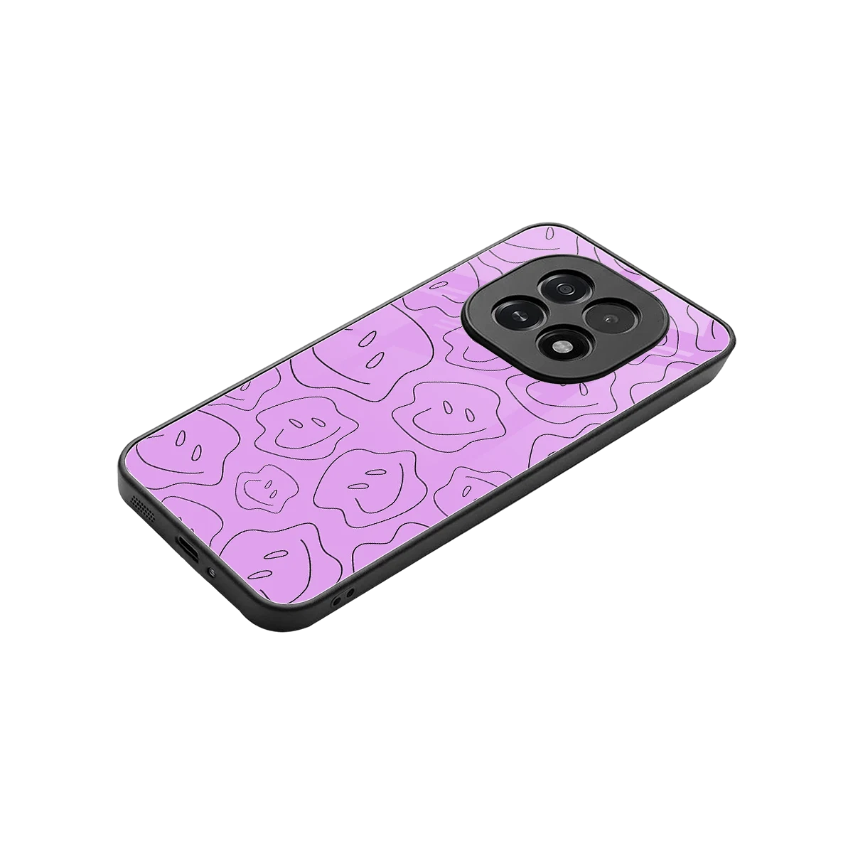 Kinda Sad Kinda Happy stylish phone case for oppo f29 5g | glossy glass and slim fit