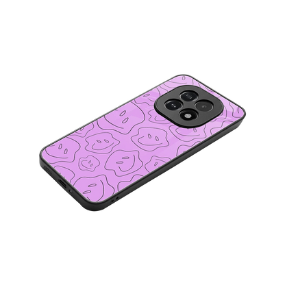 Kinda Sad Kinda Happy stylish phone case for oppo f29 5g | glossy glass and slim fit
