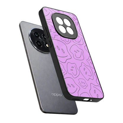 Kinda Sad Kinda Happy sleek oppo f29 pro 5g cover with tempered glass back and TPU edges