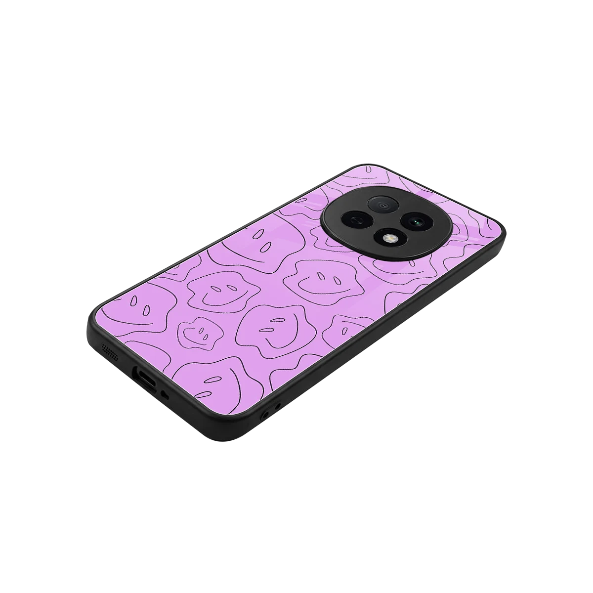 Kinda Sad Kinda Happy stylish phone case for oppo f29 pro 5g | glossy glass and slim fit