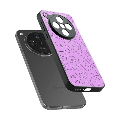 Kinda Sad Kinda Happy sleek oppo find x8 cover with tempered glass back and TPU edges