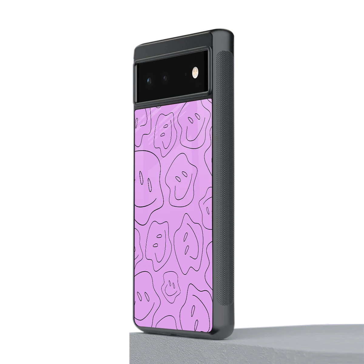 Kinda Sad Kinda Happy stylish phone case for google pixel 6 | glossy glass and slim fit