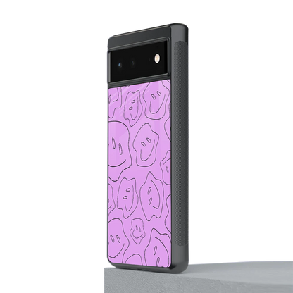 Kinda Sad Kinda Happy stylish phone case for google pixel 6 | glossy glass and slim fit