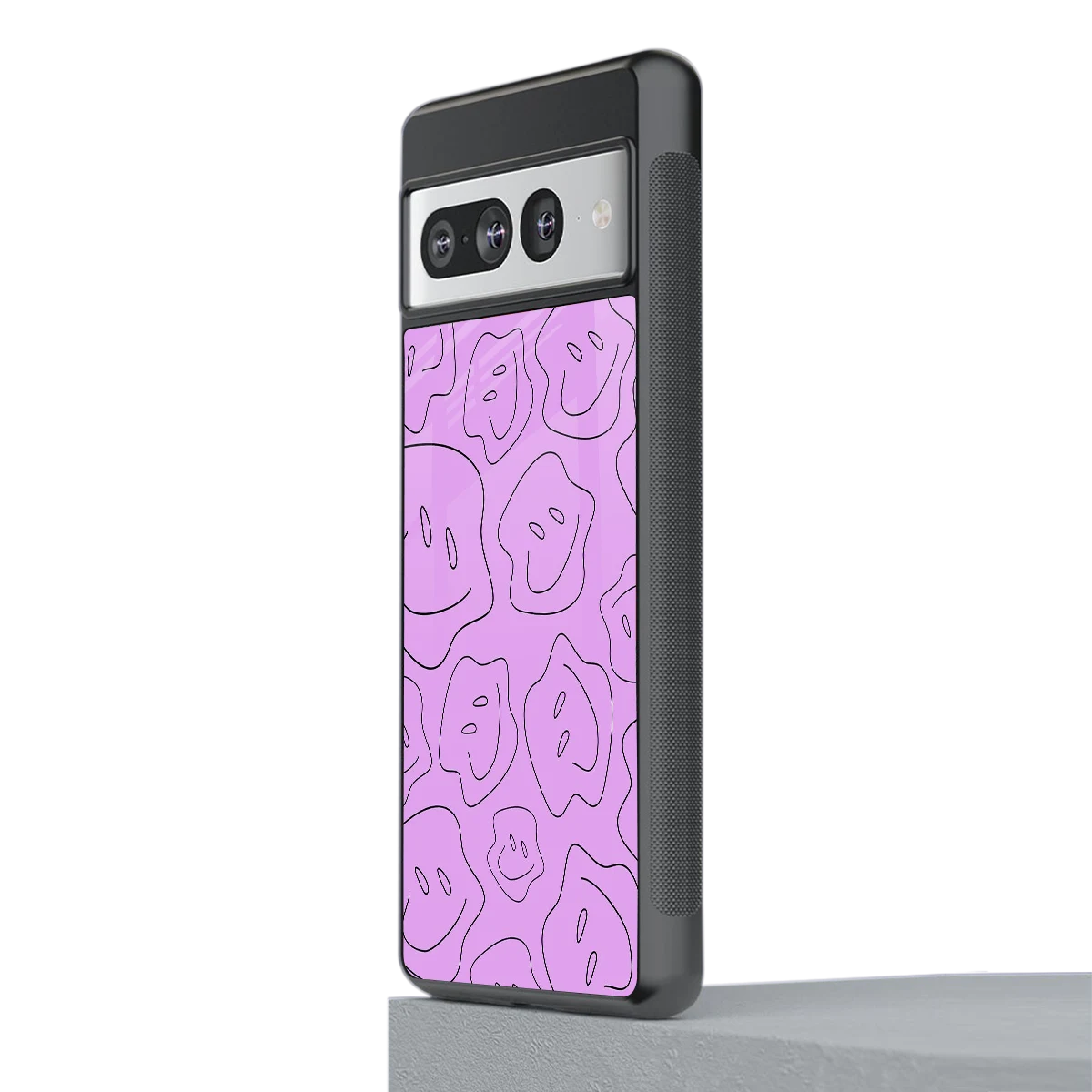 Kinda Sad Kinda Happy stylish phone case for google pixel 7 pro | glossy glass and slim fit