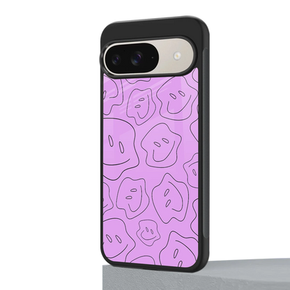 Kinda Sad Kinda Happy google pixel 9 mobile cover | shockproof glass phone case
