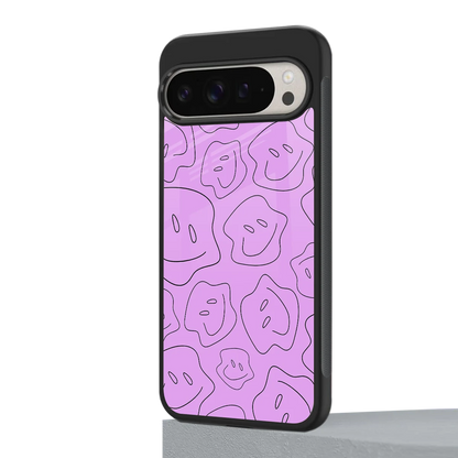 Kinda Sad Kinda Happy google pixel 9 pro xl mobile cover | shockproof glass phone case