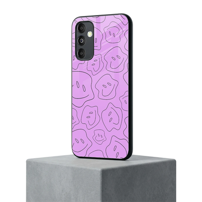 Kinda Sad Kinda Happy samsung galaxy m14 5g mobile cover | shockproof glass phone case