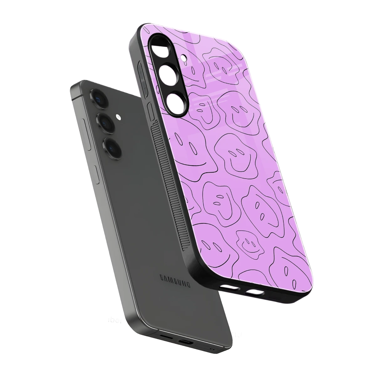 Kinda Sad Kinda Happy sleek samsung galaxy s25 cover with tempered glass back and TPU edges