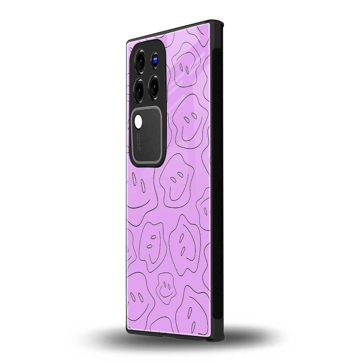 Kinda Sad Kinda Happyvivo v30 pro mobile cover | shockproof glass phone case