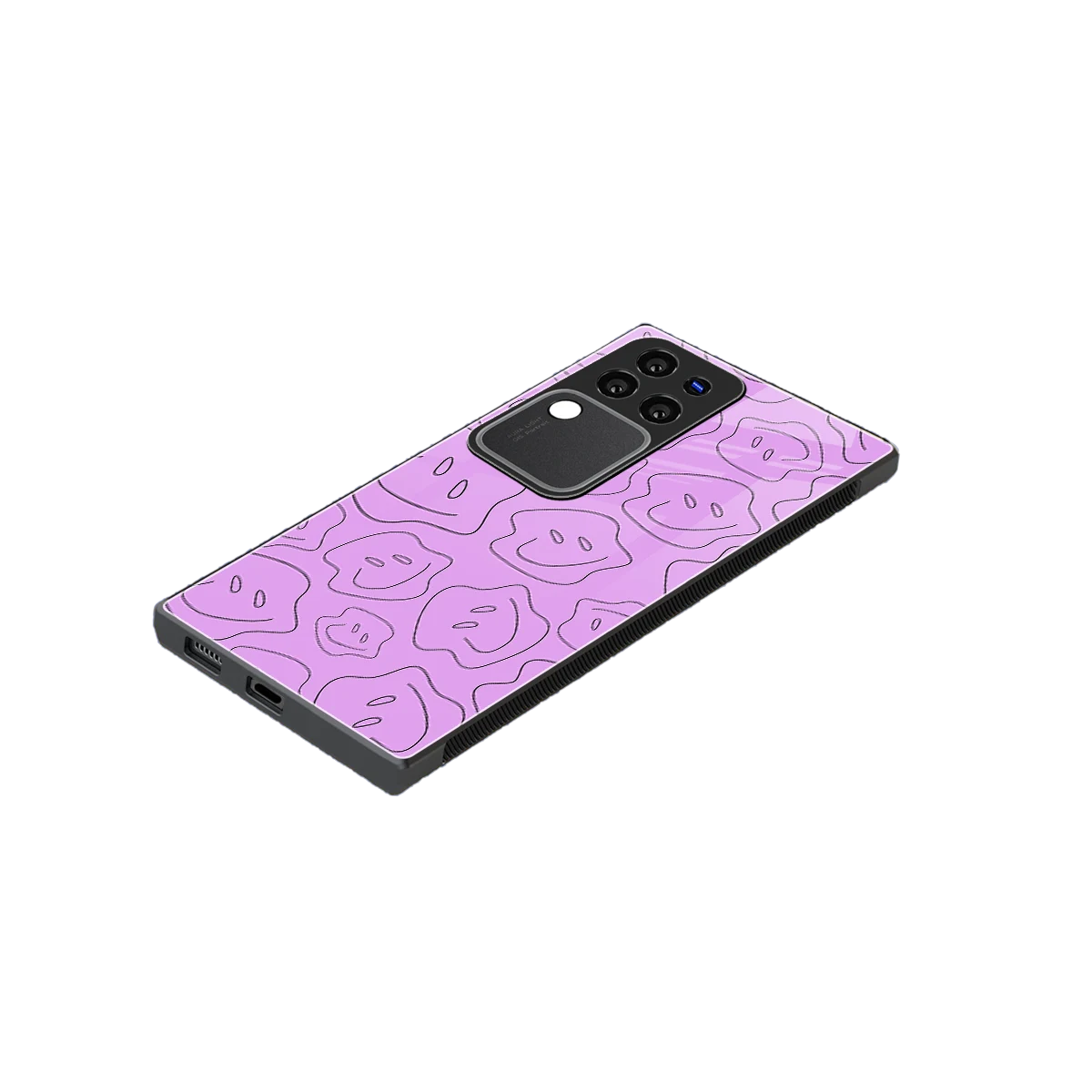 Kinda Sad Kinda Happy stylish phone case forvivo v30 pro | glossy glass and slim fit