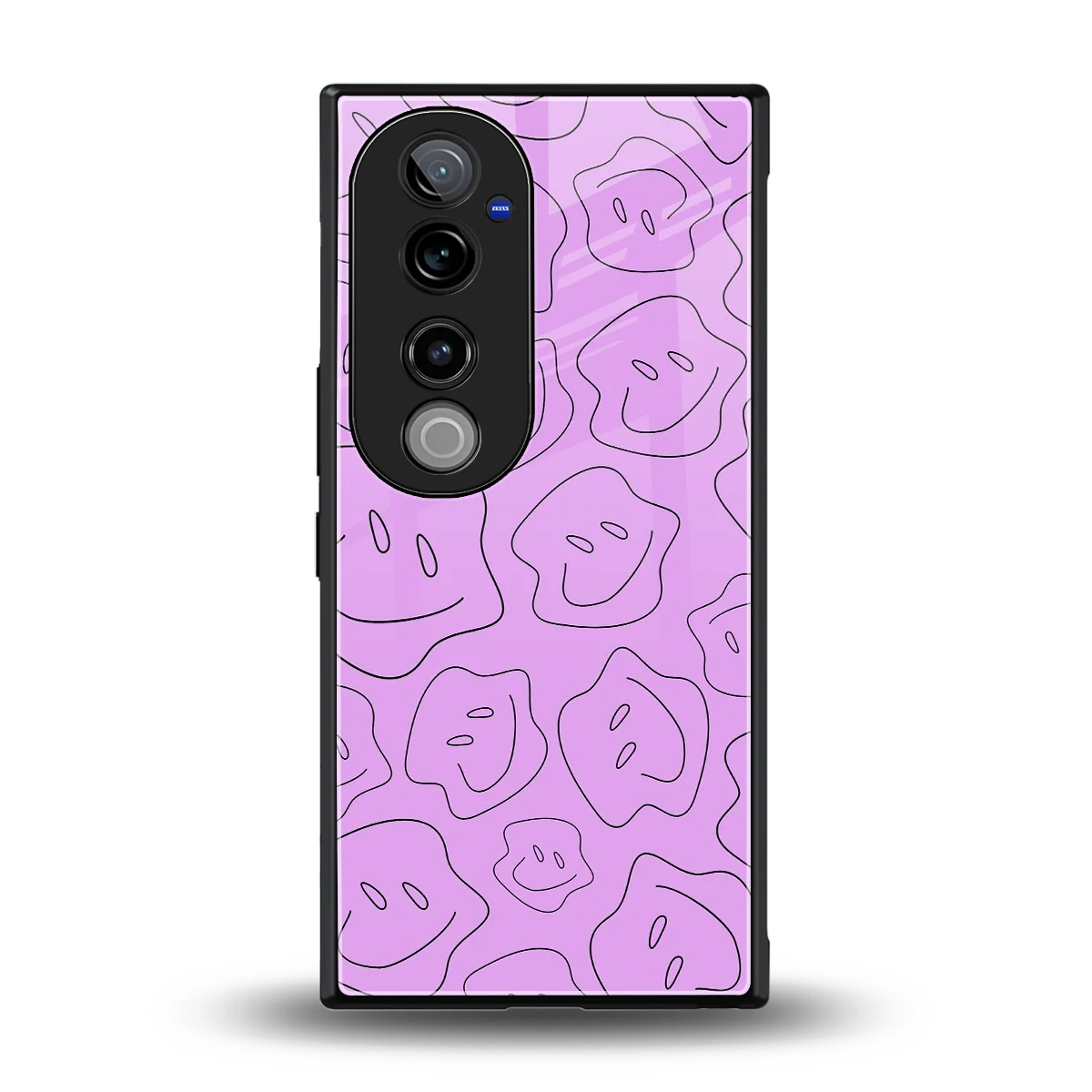 Kinda Sad Kinda Happy back phone cover | glass case for vivo v40 pro