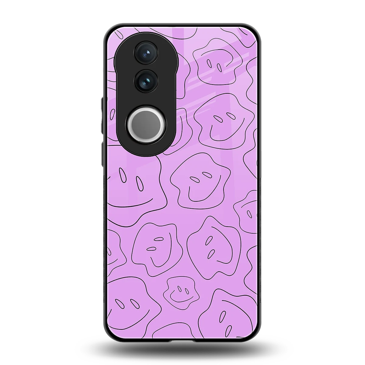 Kinda Sad Kinda Happy back phone cover | glass case for vivo v50