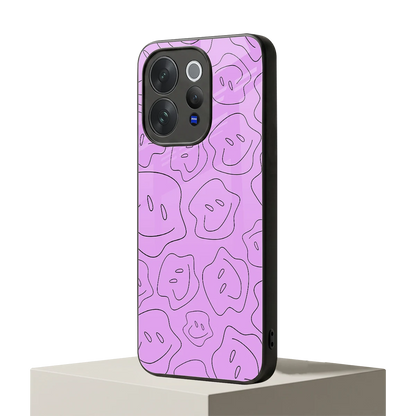 Kinda Sad Kinda Happy vivo v70 mobile cover | shockproof glass phone case