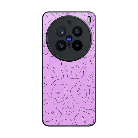 Kinda Sad Kinda Happy back phone cover | glass case for vivo x200 pro