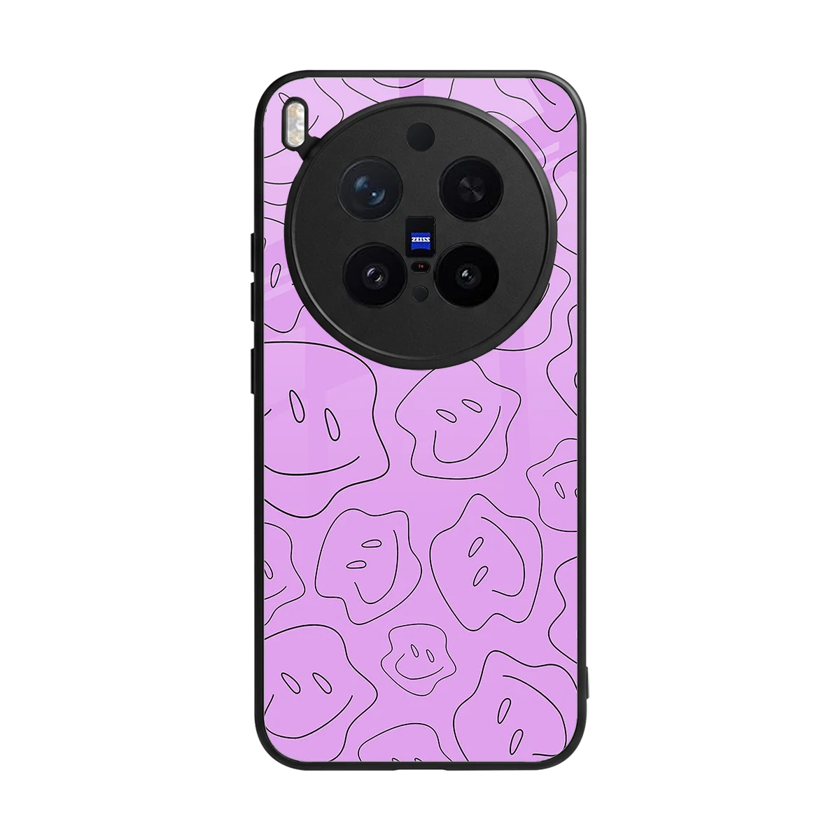 Kinda Sad Kinda Happy back phone cover | glass case for vivo x300 pro