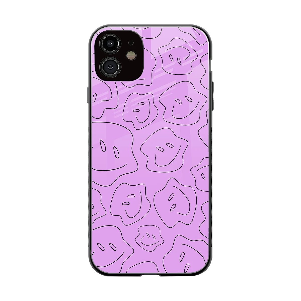 Kinda Sad Kinda Happy back phone cover | glass case for iphone 12