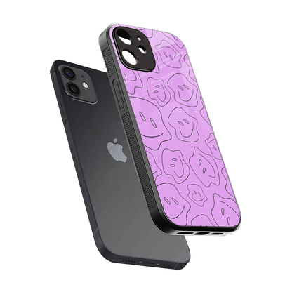 Kinda Sad Kinda Happy sleek iphone 12 cover with tempered glass back and TPU edges
