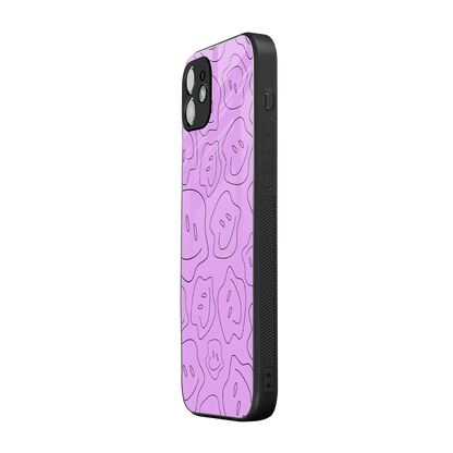 Kinda Sad Kinda Happy iphone 12 mobile cover | shockproof glass phone case