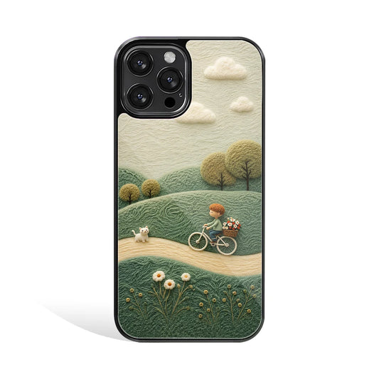 Premium Glass Back Mobile Phone Cover for iPhone, Samsung, OnePlus, Google Pixel, Redmi, Oppo, Vivo & Realme
