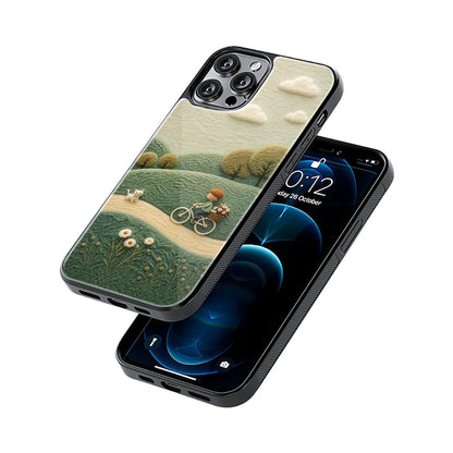 Protective Glass Back Phone Case Compatible with iPhone, Samsung, OnePlus, Pixel & More
