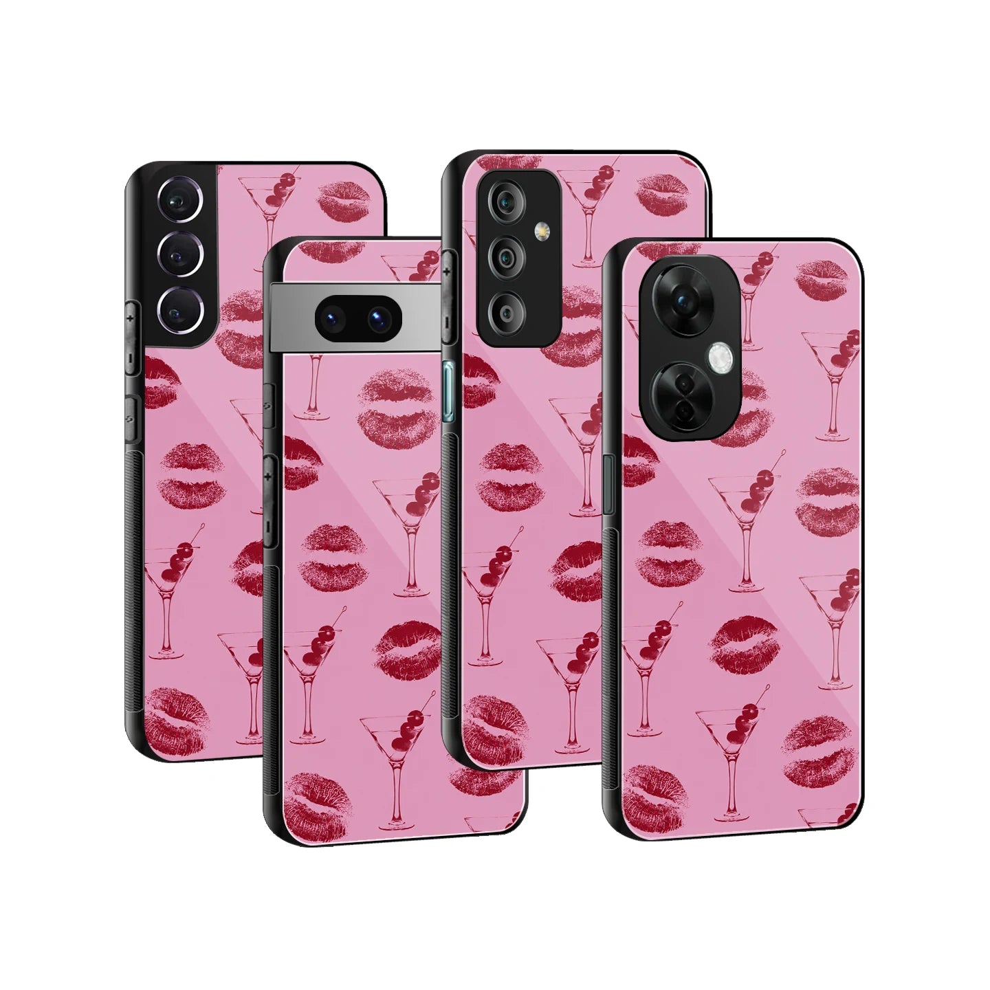 Stylish Glass Back Case for All Smartphones iPhone, Samsung, OnePlus, Pixel, Redmi, Oppo, Vivo, Motorola