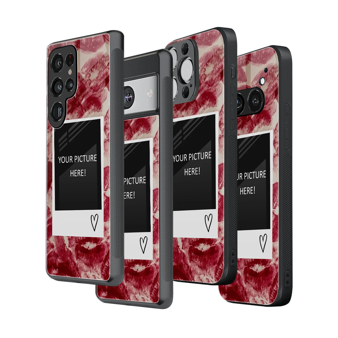 Polaroid Personalised Glass Phone Case