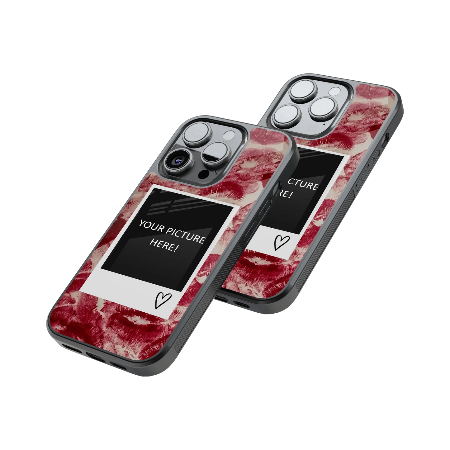 Polaroid Personalised Glass Phone Case