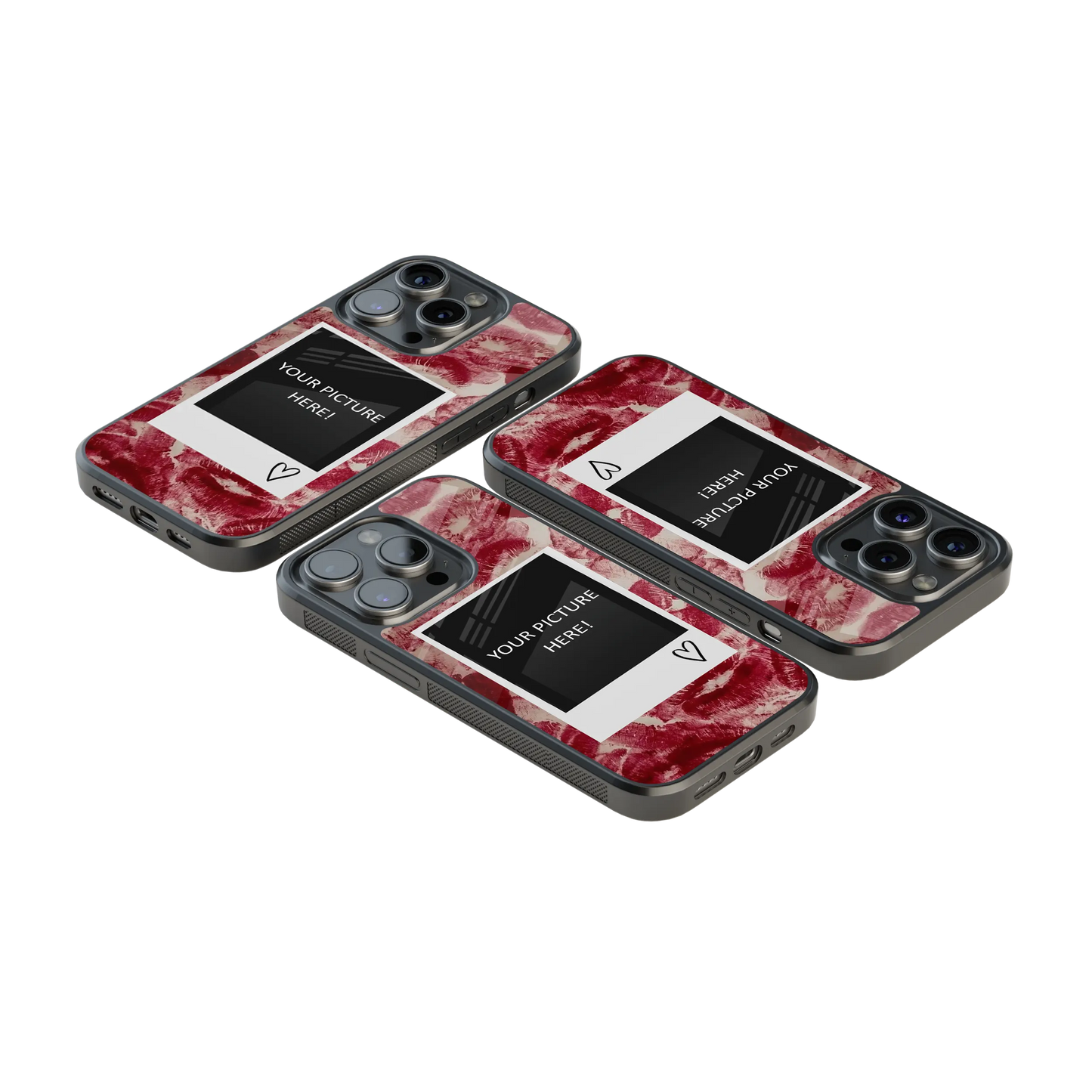 Polaroid Personalised Glass Phone Case