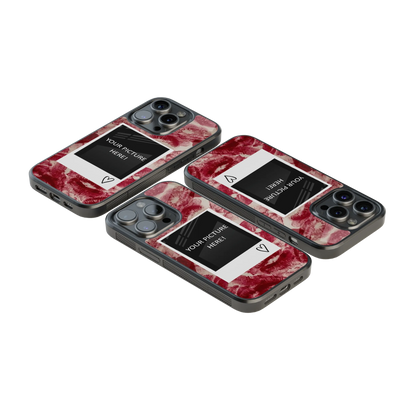 Polaroid Personalised Glass Phone Case