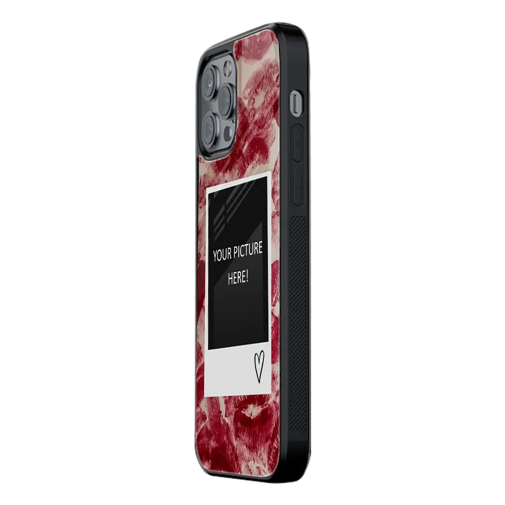 Polaroid Personalised Glass Phone Case