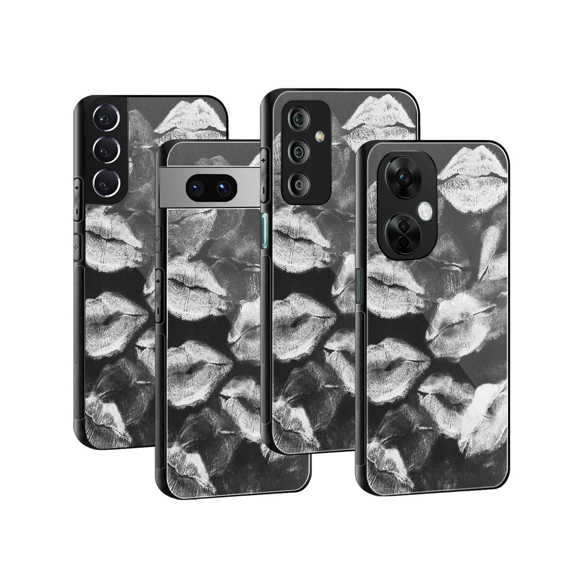 Stylish Glass Back Case for All Smartphones iPhone, Samsung, OnePlus, Pixel, Redmi, Oppo, Vivo, Motorola