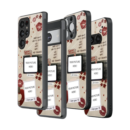 Polaroid Personalised Glass Phone Case