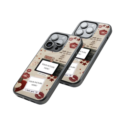 Polaroid Personalised Glass Phone Case