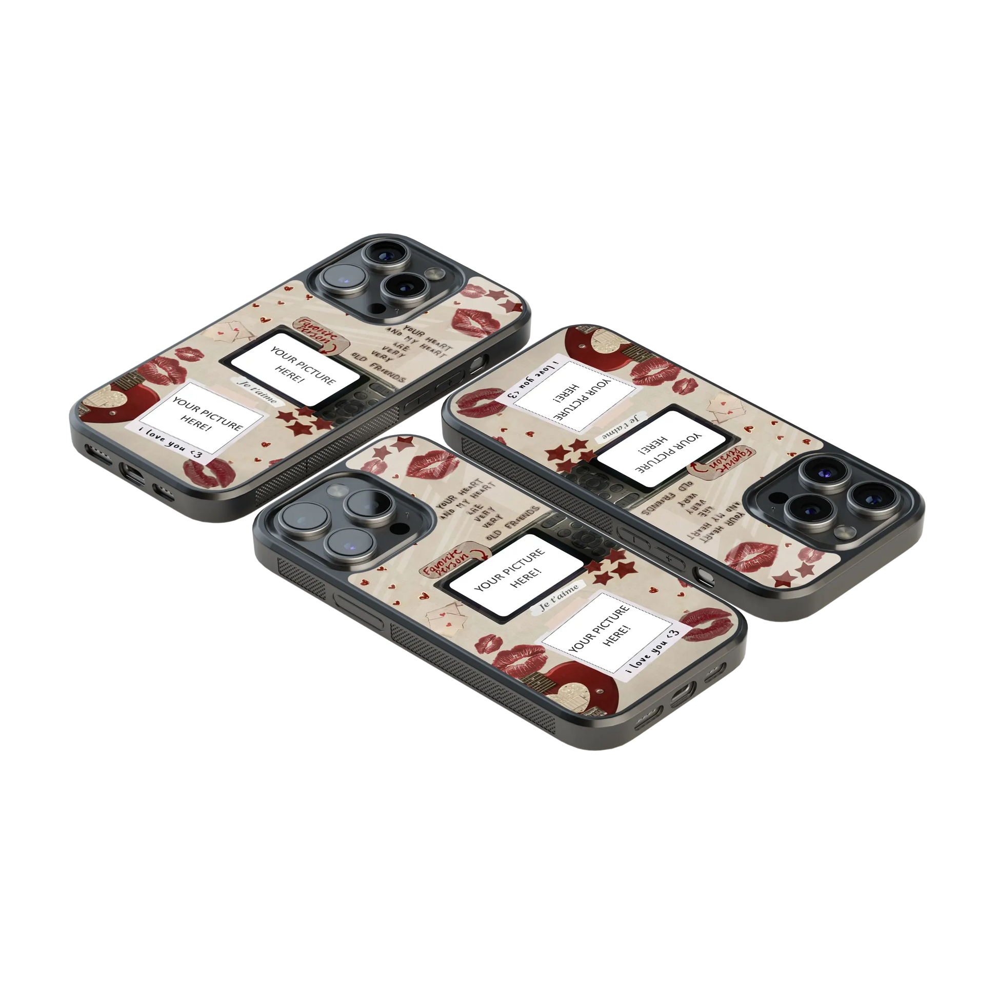 Polaroid Personalised Glass Phone Case