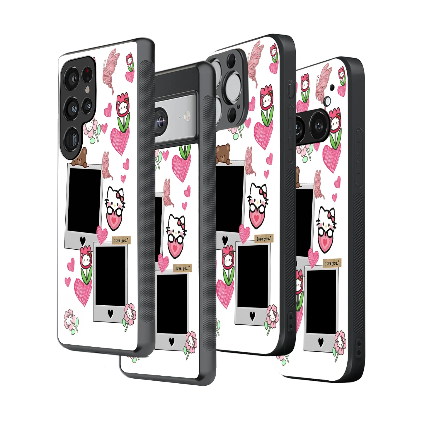 Polaroid Personalised Glass Phone Case