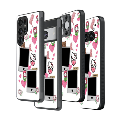 Polaroid Personalised Glass Phone Case