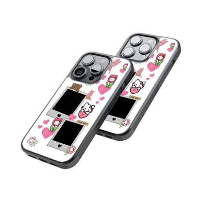 Polaroid Personalised Glass Phone Case