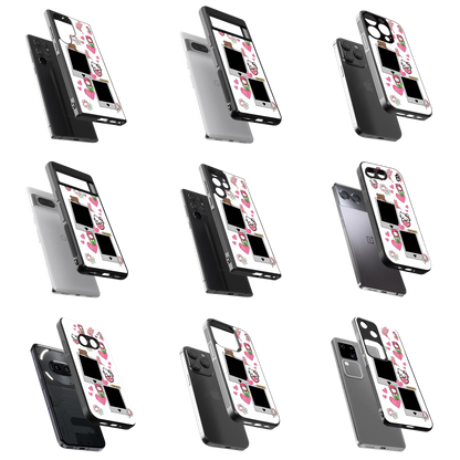 Polaroid Personalised Glass Phone Case