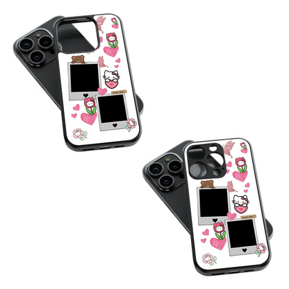 Polaroid Personalised Glass Phone Case