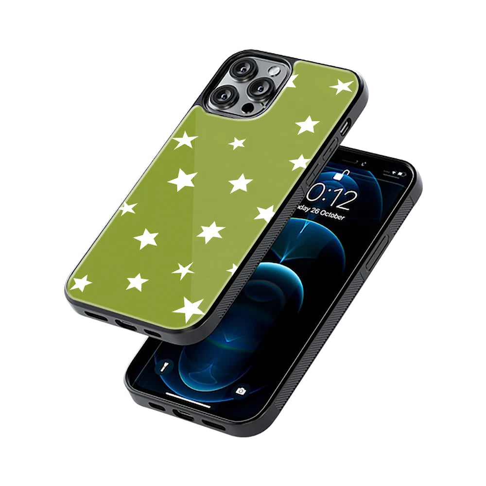 Protective Glass Back Phone Case Compatible with iPhone, Samsung, OnePlus, Pixel & More