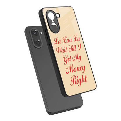 La Laa La sleek oneplus nord ce5 5g cover with tempered glass back and TPU edges